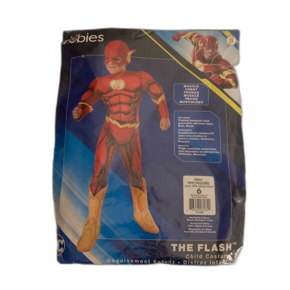 The Flash Muscle Chest Costume for Kids - Picture 1 of 6